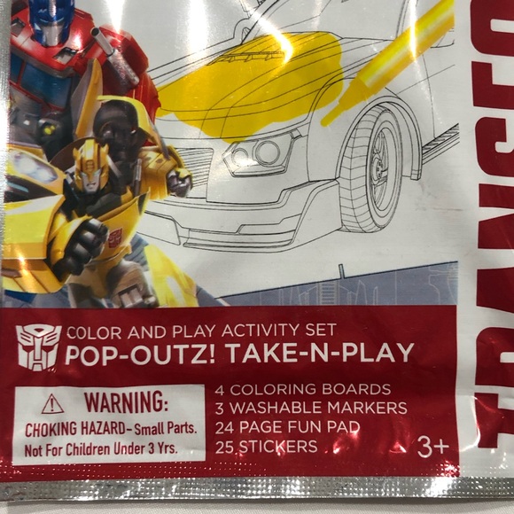 Transformers Color and Play Activity Set - Picture 3 of 7